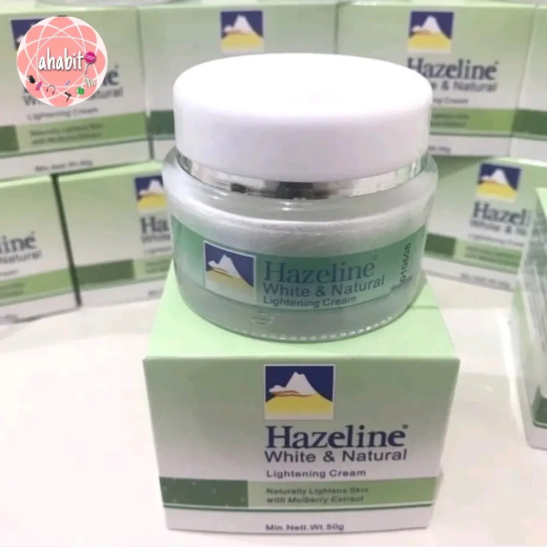 HAZELINE White & Natural Lightening Cream-50gr Origin Malaysia (HIJAU)