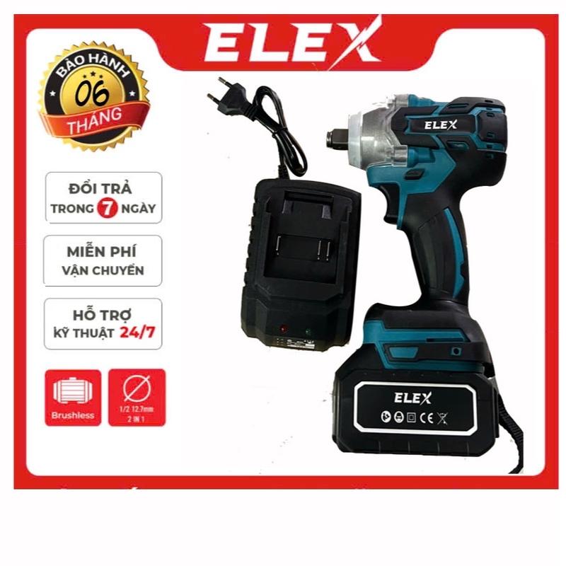 Máy siết bulong elex 450N đầu 2 trong 1 bắt vít tôn vít gỗ mở ốc xe máy vvvv...