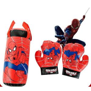 Marvel Spider-Man Children's Mini Boxing Gloves Hanging Punching Bag Simulation Boxing Set Boys' Sports Exercise Toy
