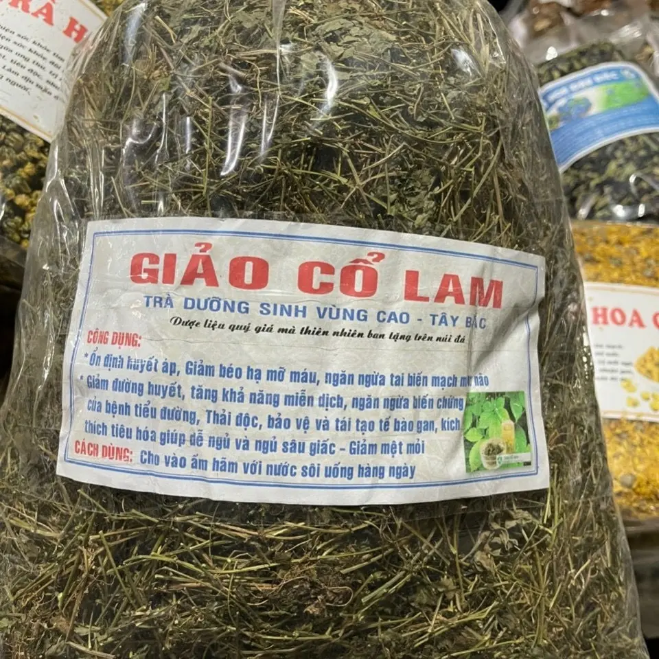 Giảo Cổ Lam Khô (1kg) Thảo dược giúp ổn định huyết áp, hạ mỡ máu, giảm đường huyết