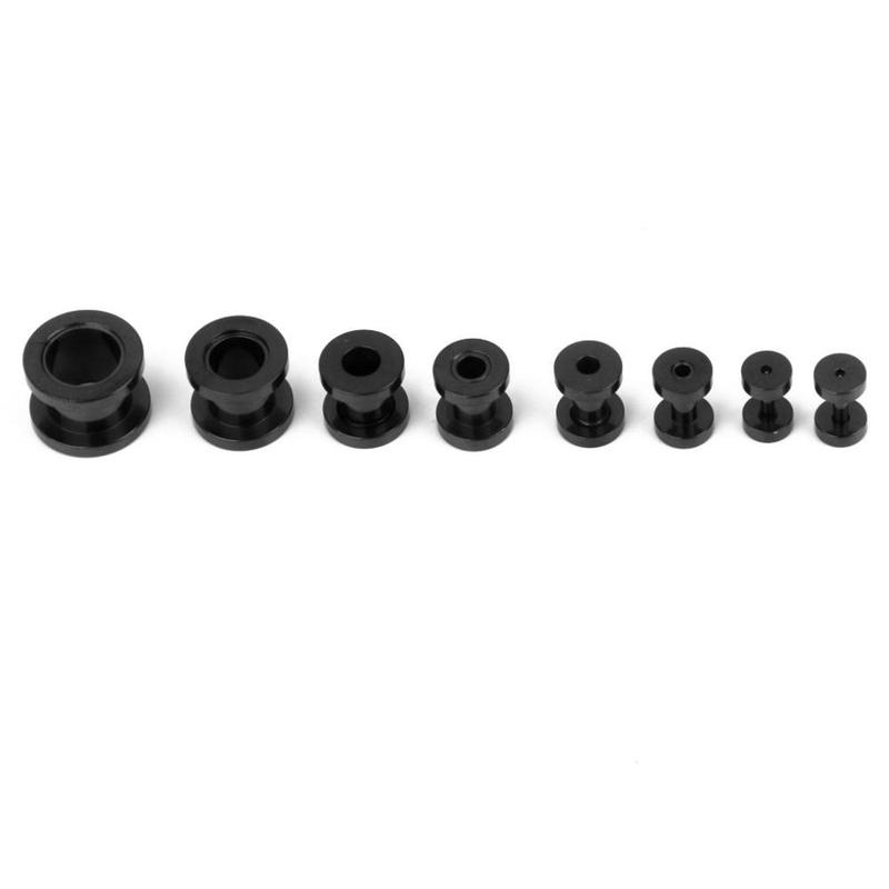 Stainless Steel Ear Plug Expander Tunnel Stretcher 16PCS 2