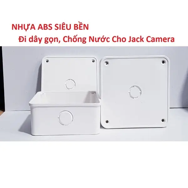 PHỤ KIỆN LẮP CAMERA TRONG NHÀ,NGOÀI TRỜI : HỘP KỸ THUẬT - CHÂN ĐẾ DOME(chữ L) - CHÂN ĐẾ DÀI(chữ I)