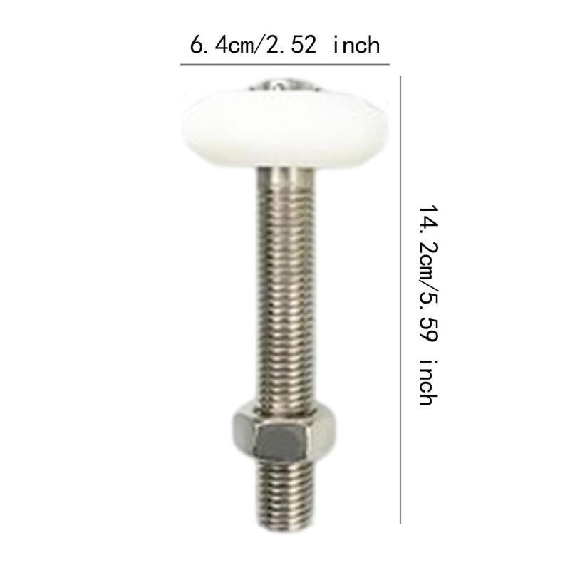 Product Introduction of Cold Storage Sliding Door Upper Guide Wheel Easy to Install Replacement Accessories Stainless Steel Stud Track Roller Wheel 0