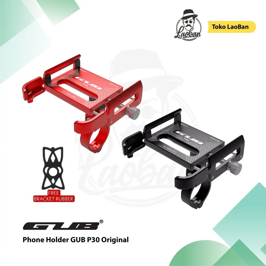 Phone Holder GUB P30 Original - Holder  Handphone  Motor Holder HP Ponsel Sepeda