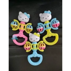 Mainan Kerincingan Bayi 2077 3| Mainan Kerincingan Bayi Ada Lampu Warna Warni Lucu Dan Bagus Ada 2 Ball Di Dalamnya | Mainan Anak Murah Meriah Anak-Anak Bola