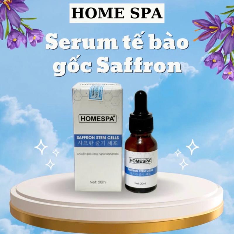 SERUM TẾ BÀO GỐC SAFFRON STEM CELLS + Trọng Lượng 20ml + Thương Hiệu HOMESPA Nữ Women Skincare Làm Đẹp Da Cấp Ẩm