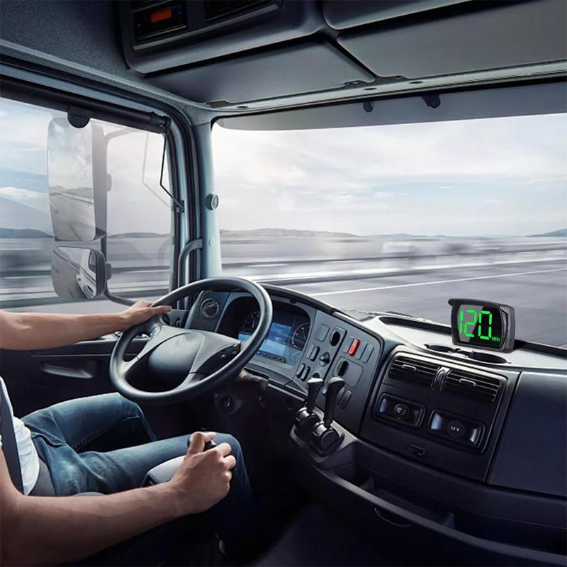 Đồng Hồ Đo Tốc Độ Kỹ Thuật Số, Hud Xe Hơi, Đồng Hồ Đo Tốc Độ GPS, Màn Hình Lật Đầu, Thích Hợp Cho Tất Cả Các Loại Ô Tô, Có Cổng USB Tốc Độ, Cắm Và Chạy, Dễ Sử Dụng 2