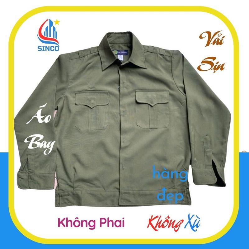 Áo bay lao động chất liệu cao cấp, hàng loại 1, Bảo Hộ Sinco, bền đẹp, thoáng mát, thấm hút mồ hôi tốt. 0