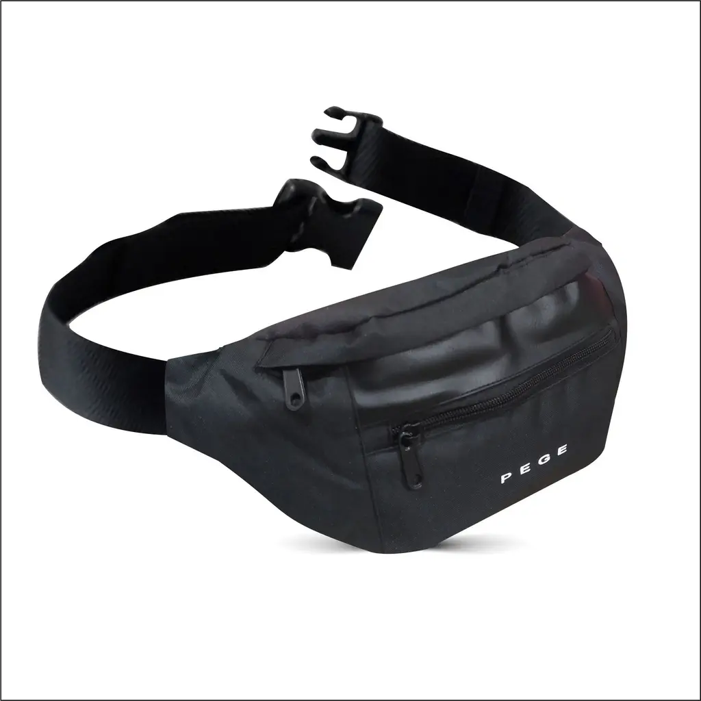PROMO Tas Pinggang Pria Waistbag Bisa Digunakan Untuk Selempang Motif Polos Simpel Kasual  - PG 8860 GRATIS ONGKIR