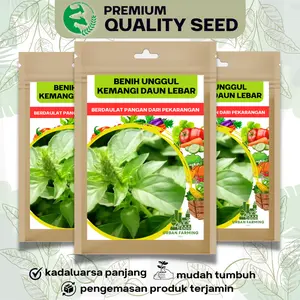 15 gr Benih Kemangi Daun Lebar Ribuan Biji Urban Farming Hijau