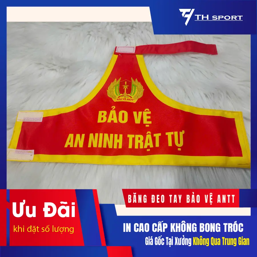 Băng Đeo Tay Bảo Vệ ANTT - In cao cấp không bong tróc