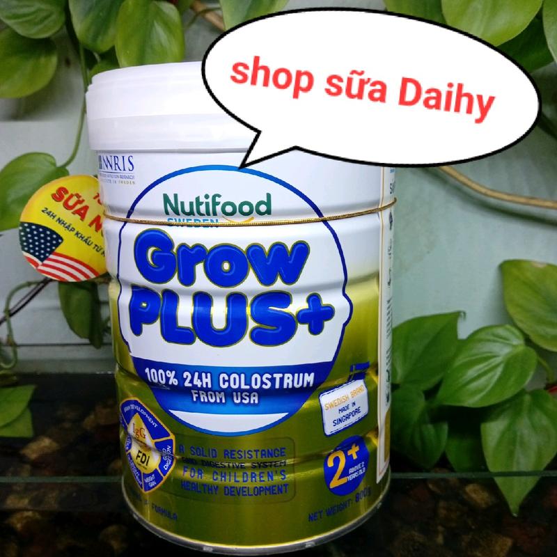 Xe rút đồ chơi, sữa Grow Plus vàng của Nutifood ( lon 400g và 800g)