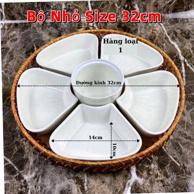 Product Introduction of Bộ Bát Đĩa Sứ Hình Hoa Mai , Hoa Mặt Trời ,  Bộ Bát Đĩa Đựng Đồ Ăn Thờ Cúng 4