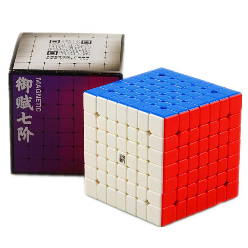 Product Introduction of Yongjun Yufu V2M 7x7x7 Magnetic Magic Cube Stickerless Professional Puzzle Speed YJ 7x7 Educational Toy Gift 14