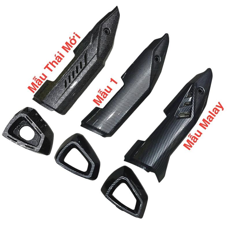  Bộ ốp pô WINNER X sơn CARBON. Gắn Winner X V1 V2 V3. Phụ Kiện Phụ Tùng 