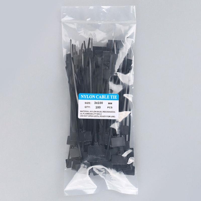 Product Introduction of Jowenty 100pcs Easy Mark Mesh Wire Marker Markers Tag Labels Nylon Ties Cable Ties Colorful Tag Cable Tag 11