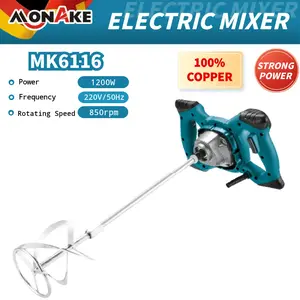 MONAKE Paint Mixer Mesin Pengaduk Cat Semen Bor Dragon Motor Motor