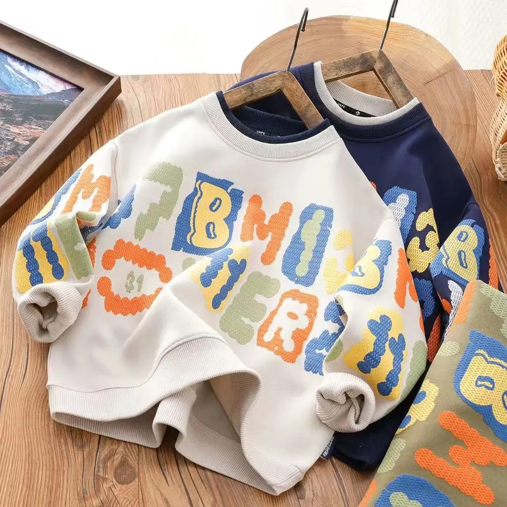 Áo Hoodie, Cho Bé Trai, Bộ Sưu Tập Mùa Xuân Và Mùa Thu 2024, Quần Áo Trẻ Em Mới, Phong Cách Phương Tây Đẹp Trai, Thích Hợp Cho Trẻ Em Trung Bình Và Lớn, Phong Cách Hàn Quốc, Thời Trang Mùa Thu, Hợp Xu hướng Và Ngầu