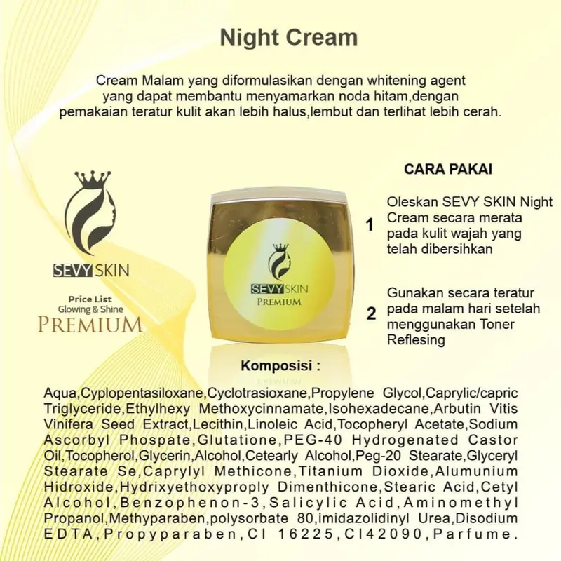Sevy Skin skincare Bpom 5