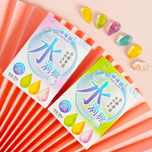 Creative Water Drop Shape Soft Candy Children's Fruit Flavor Candy Wholesale