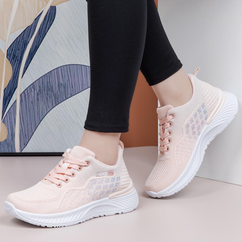 Product Introduction of New Korean style women's sports shoes running shoes breathable non-slip comfortable shoes soft sole trendy all-match Walking Shoes Girl Trainers Runner Casual Training Athletic Footwear Closed Sneakers 13
