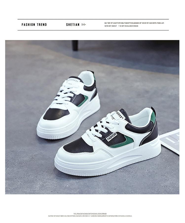 Product Introduction of Sneaker Kasual, untuk Wanita, Gaya Korea INS, Permukaan Jaringan, Warna Putih, Ketibaan Baru Musim Bunga, Platform Bernafas, Kasut Skate Gaya Korea, Sesuai untuk Pelajar Wanita, Kasut Kasual, Sneakers Korea Casual Shoes 2
