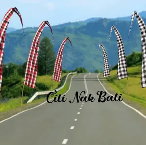 Umbul umbul Bali Poleng Tridatu 3 - 4 Meter Dekorasi Luar ruangan