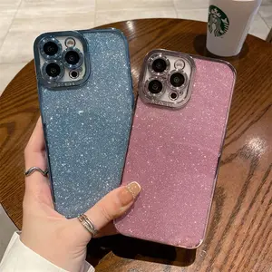 Soft Case Silikon Glitter Cover untuk iPhone 7 / 8 / SE / 7 Plus / 8 Plus / X / XS / XS Max / 11 / 11 Pro / 11 Pro Max / 12 / 12 Mini / 12 Pro / 12 Pro Max / 13 / 13 Mini / 13 Pro / 13 Pro Max / 14 / 14 Plus / 14 Pro / 14 Pro Max