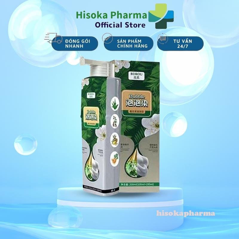 Dầu Gội Thảo Dược Phủ Tóc Bạc Beirou Bubble - Beirou Bubble Phủ Đen Tóc Bạc, Thay Đổi Màu Tóc, Dưỡng Tóc