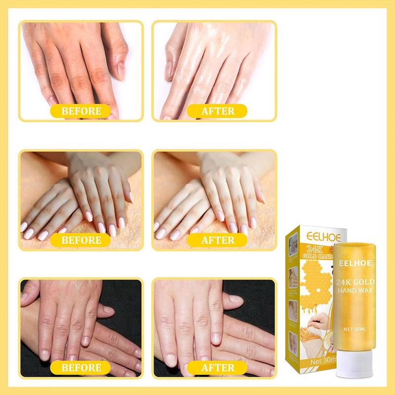 24K Honey Hand Care Masks Exfoliating Calluses Soothe Moisturizing Hand Mask 5