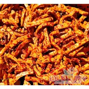 500GRAM -basreng stik viral pedas daun jeruk bumbu melimpah camilan food Snack