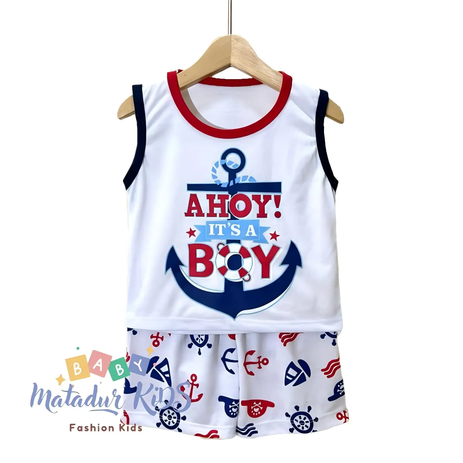 BAJU SETELAN ANAK LAKI LAKI - PAKAIAN ANAK COWOK - SINGLET ANAK 1-8 TAHUN