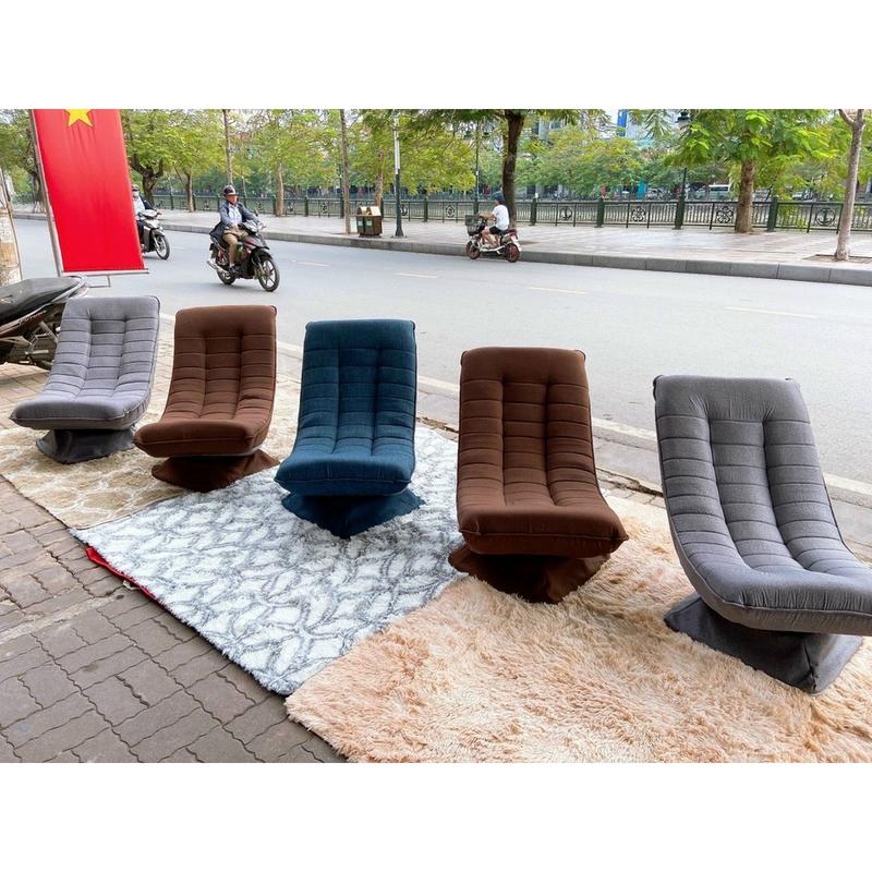 Ghế sofa xoay 360 độ 5 nấc tùy chỉnh tiện lợi nằm thư giãn thoải mái với lưng cao và đệm bông êm mềm