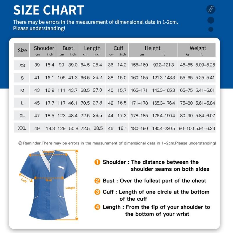 Áo Đồng Phục Phòng Khám Áo Đồng Phục Bác Sĩ Và Y Tá Thời Trang, Unisex, Co Giãn, Chống Nhăn, Thoáng Khí, Bán Chạy, Chỉ Trên Cùng 7