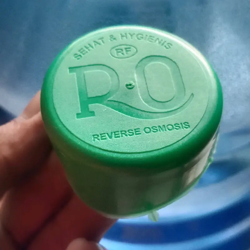 Tutup galon warna hiau isi Pas 1000 tidak mudah pecah dan bocor Hijau Minuman 3