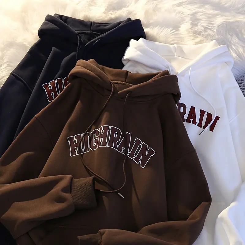 Áo Nỉ Hoodie Nam Nữ Form Rộng Chất Nỉ Lót Bông Dày Dặn HIGHRAIN M01 4