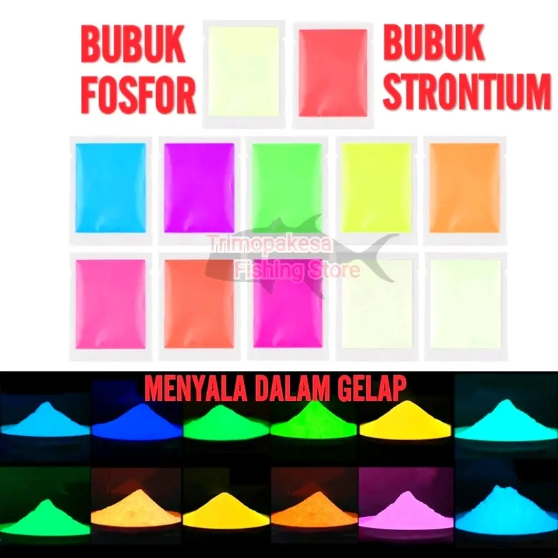 Bubuk Fosfor  / Bubuk GID / Bubuk Glow In The Dark / Bubuk Strontium 0
