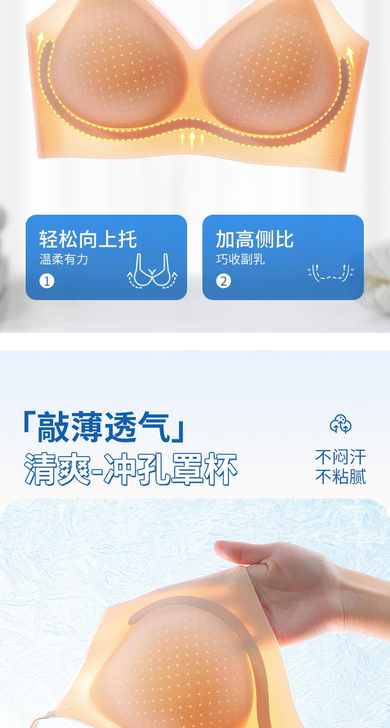 Product Introduction of [SILKELLE]Thin with Shoulder-Straps Underwear Push up Lifting Traceless Ventilation Comfortable Back Shaping 4