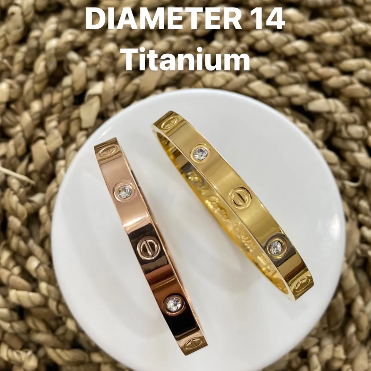 Gelang Bangle Titanium diameter 14