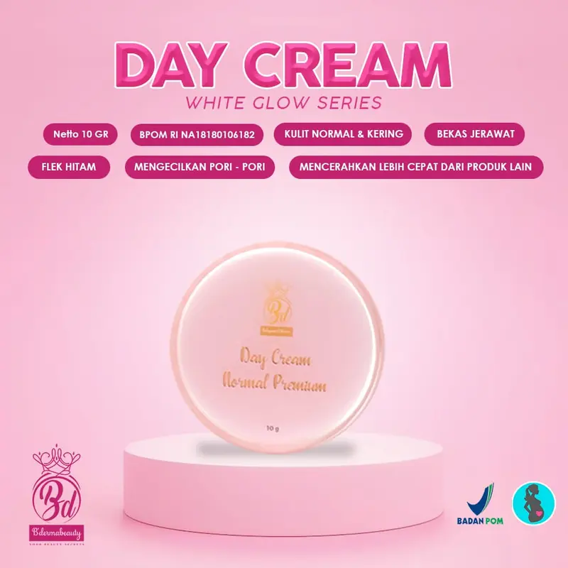 DAY & NIGHT WHITE GLOW - ECER BY BDERMABEAUTY Hitam Mencerahkan 1