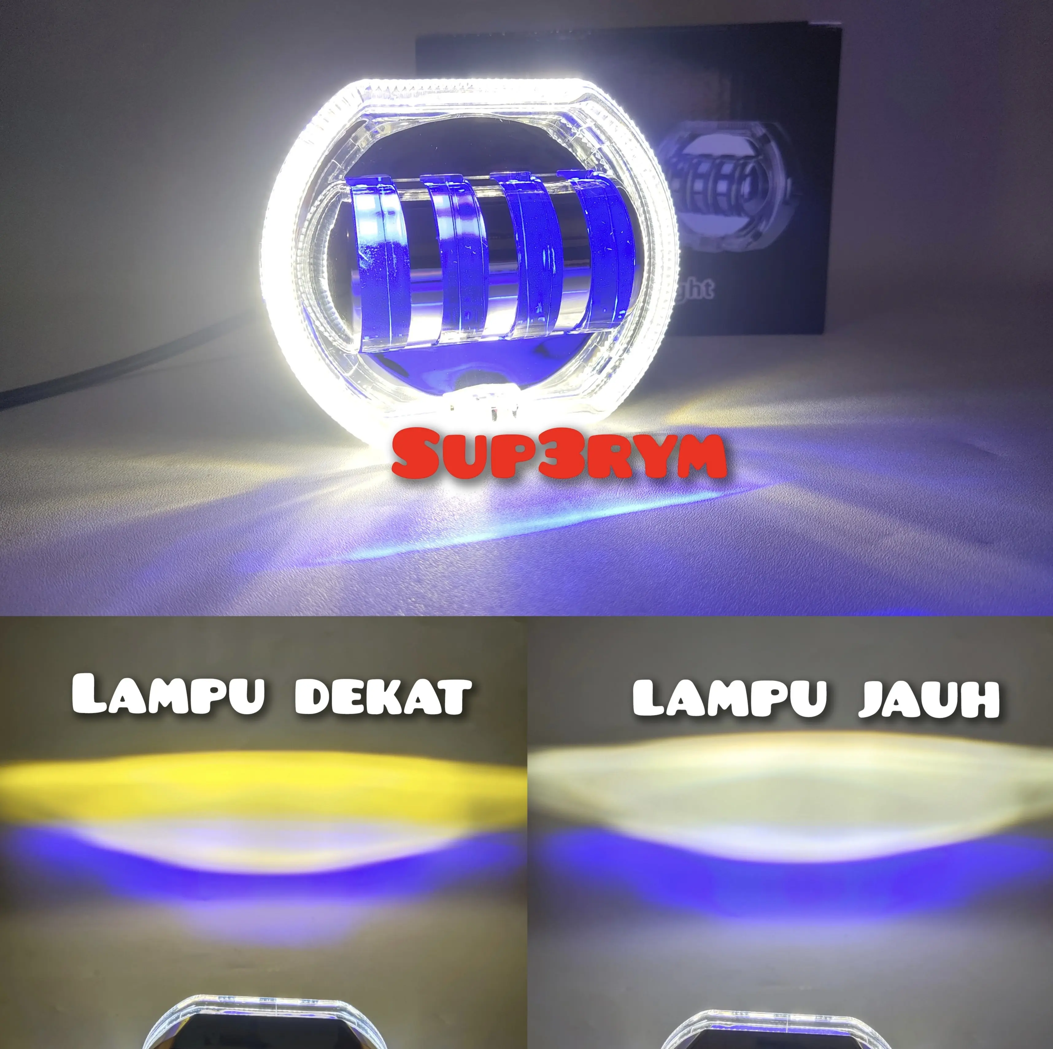 terbaru Lampu utama GEN 2 Daymaker Biled  Projie Biled proji Biled 4 lensa 8D hi lo 40 watt