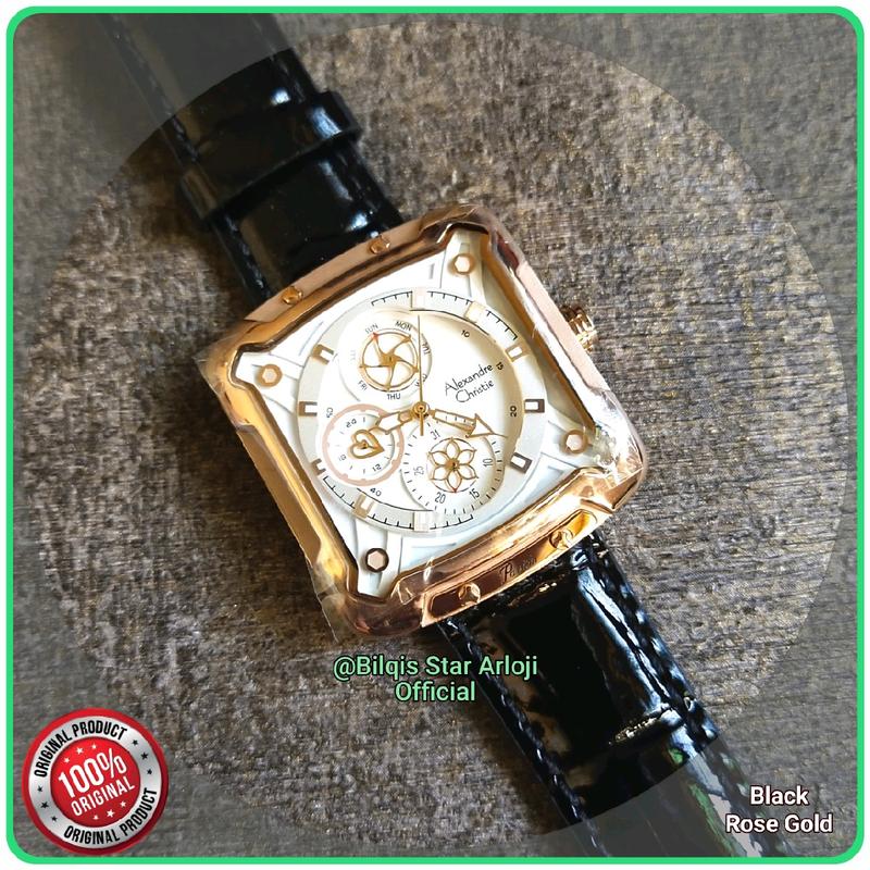 Alexandre Christie Kotak Ac 3030 Wanita Tali Kulit Original 3