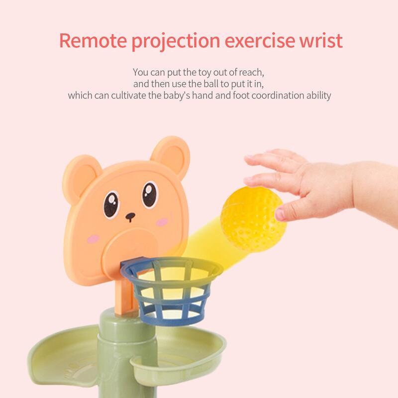 Product Introduction of Layer Fun Rolg Sliding Kids Stacking Tower Gliding Ball Baby Early Educational Toy Balls Mainan Bayi 4
