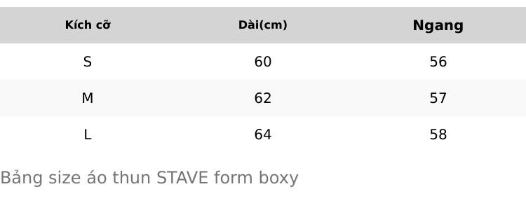 Product Introduction of Áo Thun STAVE LABEL Form Boxy Thêu Chữ | Rê 1 0