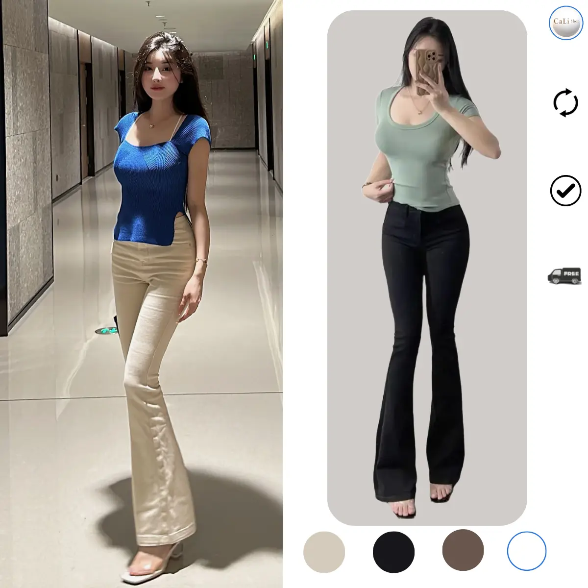 Quần jean kaki loe dáng dài 99cm-102cm | BigBuy360 - bigbuy360.vn Quần jean kaki loe dáng dài 99cm-102cm | BigBuy360 - bigbuy360.vn
