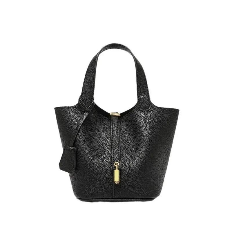 Lychee Patterned Bucket Bag Women'S Handbag Picotin Bag 3