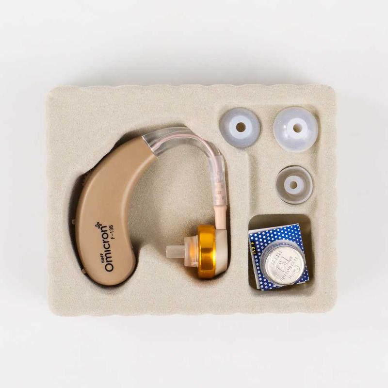 TaffOmicron Alat Bantu Dengar Pendengaran Telinga Orang Tua Tuli Hearing Aid Rechargeable Mini Original 3