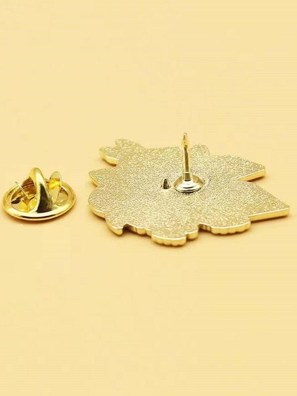 Summer 2024 New Trendy Letter & Moon Design Pin Brooch, Cute Flower Design Funny Y2k Brooch for Women & Men, Fashion Kawaii Japanese Accessories for Daily Wear As Gift for Friends 5