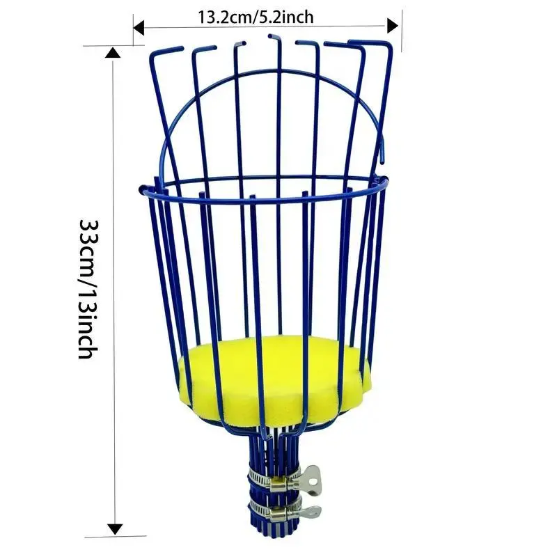 Metal High-altitude Fruit Picker Claw Tool, Garden Basket for Peaches, Pears & Oranges, No Power Needed, Home Improvement Equipment 1
