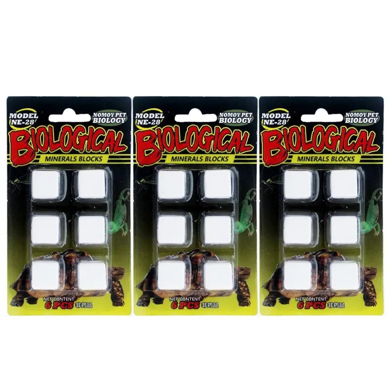 3 Pack Slow Release Calcium Blocks for Aquatic for Turtle Reptiles Calcium Fish